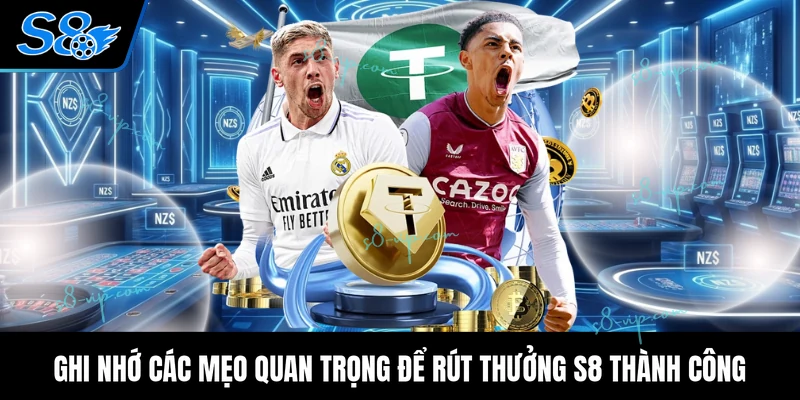 Ghi nhớ các mẹo quan trọng để rút thưởng S8 thành công